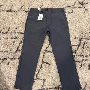 UnTuckit Chancellor Travel Men's Gray Pants 36x30